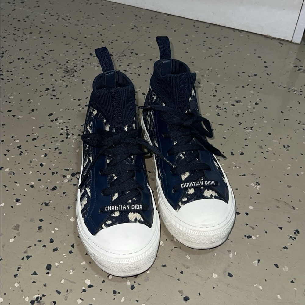 Christian Dior Navy Sneakers - Picture 2 of 2